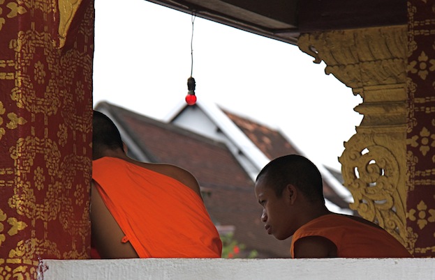monaci a Luang Prabang